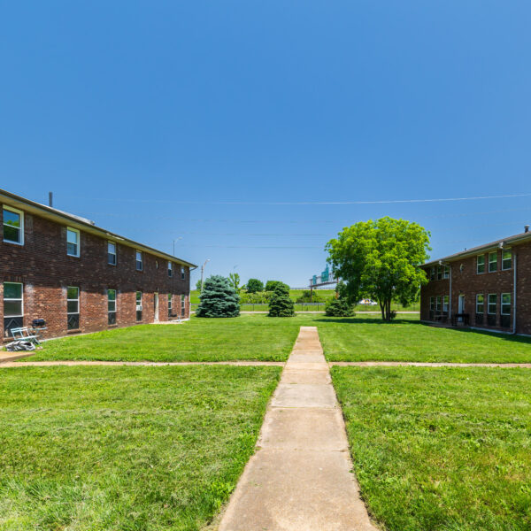 4000000 | 9921 Sloane Sq., Woodson Terrace, MO 63134Timber Place Apartments one of the sidewalk between several of the buildings