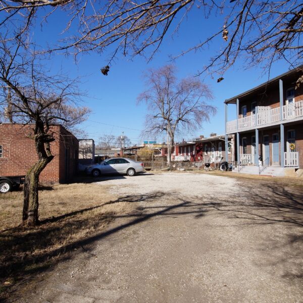 699000 | 1133-1135 Talmage Ave., St. Louis, MO 631101133-1135 Talmage back yard and gravel drive showing the garage and the back of the building